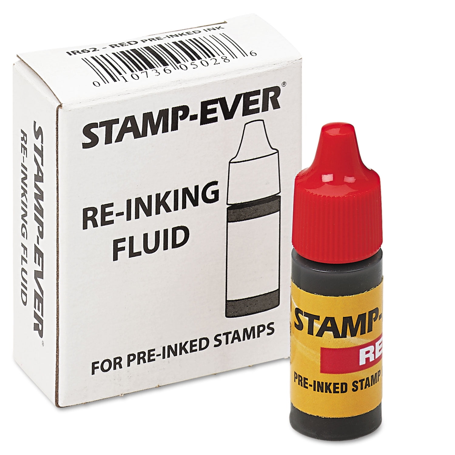 Stamp-Ever, USS5028, Pre-inked Stamp Ink Refill, 1 Each, Red 