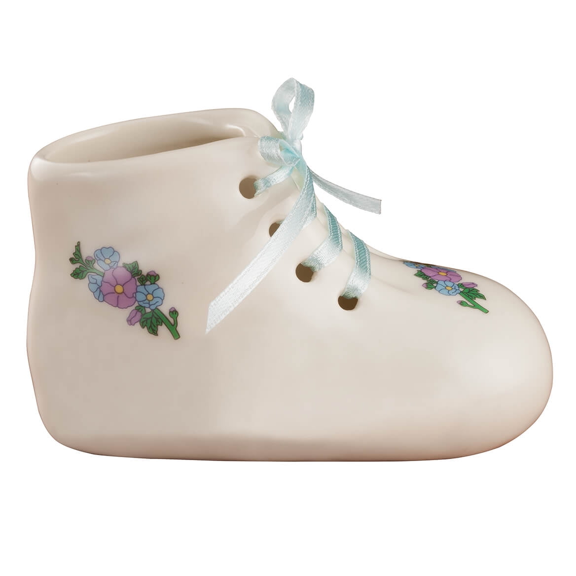 Pink Classic Bisque Porcelain Baby Keepsake Shoe