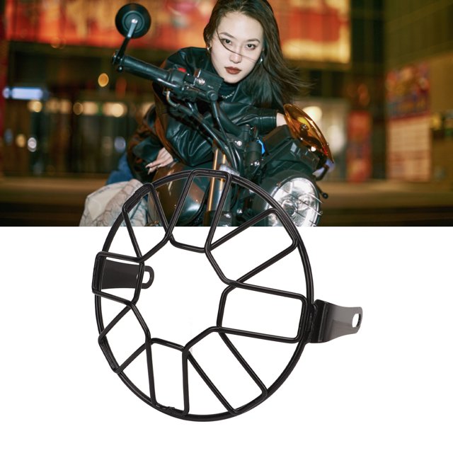 Cubierta De Parrilla De Malla Para Faros Delanteros, Cubierta Para Faros De Motocicleta, Gran Visibilidad De Luz, Resistente A Arañazos Para Motocicletas