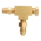 thumbnail image 4 of Adaptador en T de latón 4AN 1/8in NPT BSP, sellado perfecto para Sensor de presión de alimentación de aceite Turbo Jadeshay A, 4 of 8