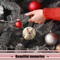 thumbnail image 5 of Happy Corgi Smiling In Front of Castle - Christmas Ornament Xmas Keepsake Ceramic Ornaments Holiday Decorations for Tree Christmas Gift Ideas 2.95in, 5 of 6