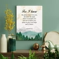 thumbnail image 3 of Inspirational Bible Verse Print Jeremiah 29:11 for I Know the Plans Paintings Canvas Wall Art Watercolors Scripture Poster Artwork Ready to Hang Modern Home Office Decor, 3 of 5