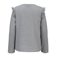 thumbnail image 2 of Playera Barbie Talla 6 Manga Larga con Estampado con Corazón Gris Jaspe, 2 of 4
