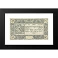 thumbnail image 2 of Antoon Derkinderen 14x10 Black Modern Framed Museum Art Print Titled - Design for Banknote of 25 Guilders (1912), 2 of 5
