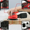 thumbnail image 3 of Stalwart 14000RPM Electric Sander Tool with Dust Vacuum and 12pc Sandpaper, 3 of 8