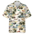 thumbnail image 2 of Camisas hawaianas de moda para hombre, camisetas playeras de manga corta de gran tamaño, ropa informal de playa, ropa formal de verano, 2 of 5