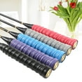 thumbnail image 5 of 10pcs Tennis Badminton Racket Grip Tape Anti Racket Grip Wrap Overgrip Tape for Sports Fishing Pole Jump Rope (Assorted Colors), 5 of 6