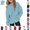 Light Blue, variant on YOUYEDIAN Hoodies for Teen Girls Casual Oversized Fleece Hooded Sweatshirt