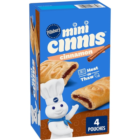 Pillsbury Mini Cinnis, Pull-Apart Cinnamon Rolls, 4 Rolls, 9.16 oz