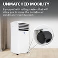 thumbnail image 6 of Whynter ARC-102CS 3-in-1 Portable Air Conditioner, 10,000 BTU (ASHRAE) / 7,000 BTU SACC, Cools 300 Sq Ft, AC, Dehumidifier & Fan with Remote for Small Rooms, 6 of 10