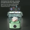 thumbnail image 6 of Portable washing machine, Mini Portable Washing Machine, Folding Mini Washer with 3 Modes Deep Cleaning of Underwear, Foldable Washing Machine for Apartments, Camping, Travel, 6 of 7