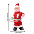 thumbnail image 3 of Christmas Santa Claus Figurine, Battery Operated Animated Spinning Santa, Funny Christmas Table Decor, Indoor Christmas Decorations Xmas Decor by MPOISVA, 3 of 9