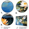 thumbnail image 3 of Designart "Canada Lakeside Calm III" Floral Metal Wall Art, 3 of 5