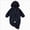 Navy, variant on 3-6 Months Newborn Baby Bodysuits Girls Hooded Romper Comfortable Fleece Lined Warm Stylish Covers Hands And Feet Newborn Fall Winter Gift Clothes,Pink Jumpsuit One-Piece Jumpsuit