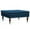 Navy Blue, variant on Abble 34in Square Beige Tufted Upholstered Indoor Cocktail Ottoman Living Room Coffee Table with Wheels