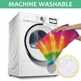 thumbnail image 6 of Colorful Rainbow Tie Dye Spiral Pattern Square Tablecloth,Waterproof Square Table Cover,Wipeable Spillproof Washable Table Cover for Home Kitchen Party Decor 42"X42"(107x107cm), 6 of 6