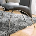 thumbnail image 5 of Furniture of America Duell Faux Leather Dining Chair in Gray (Set of 2), 5 of 5