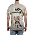 thumbnail image 5 of Happy Anniversary Yorkshire Terrier Celebrates Wedding Love Family Party All Over Print 3D Shirt Unisex Merch Yorkie Dog Lover Gifts - 01015, 5 of 6