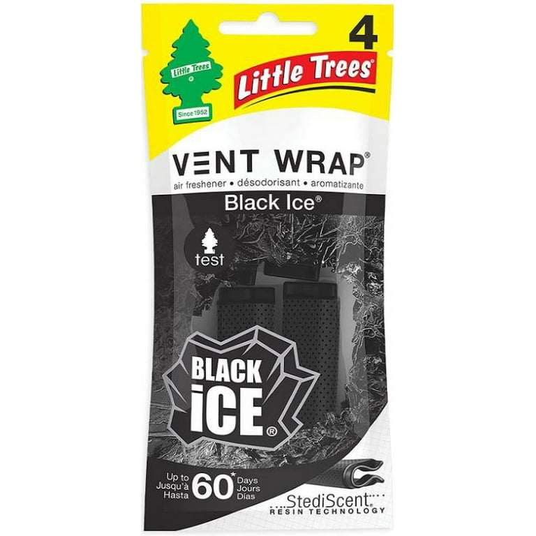 Little Trees Spray Car Air Freshener 6-Pack (Black Ice)