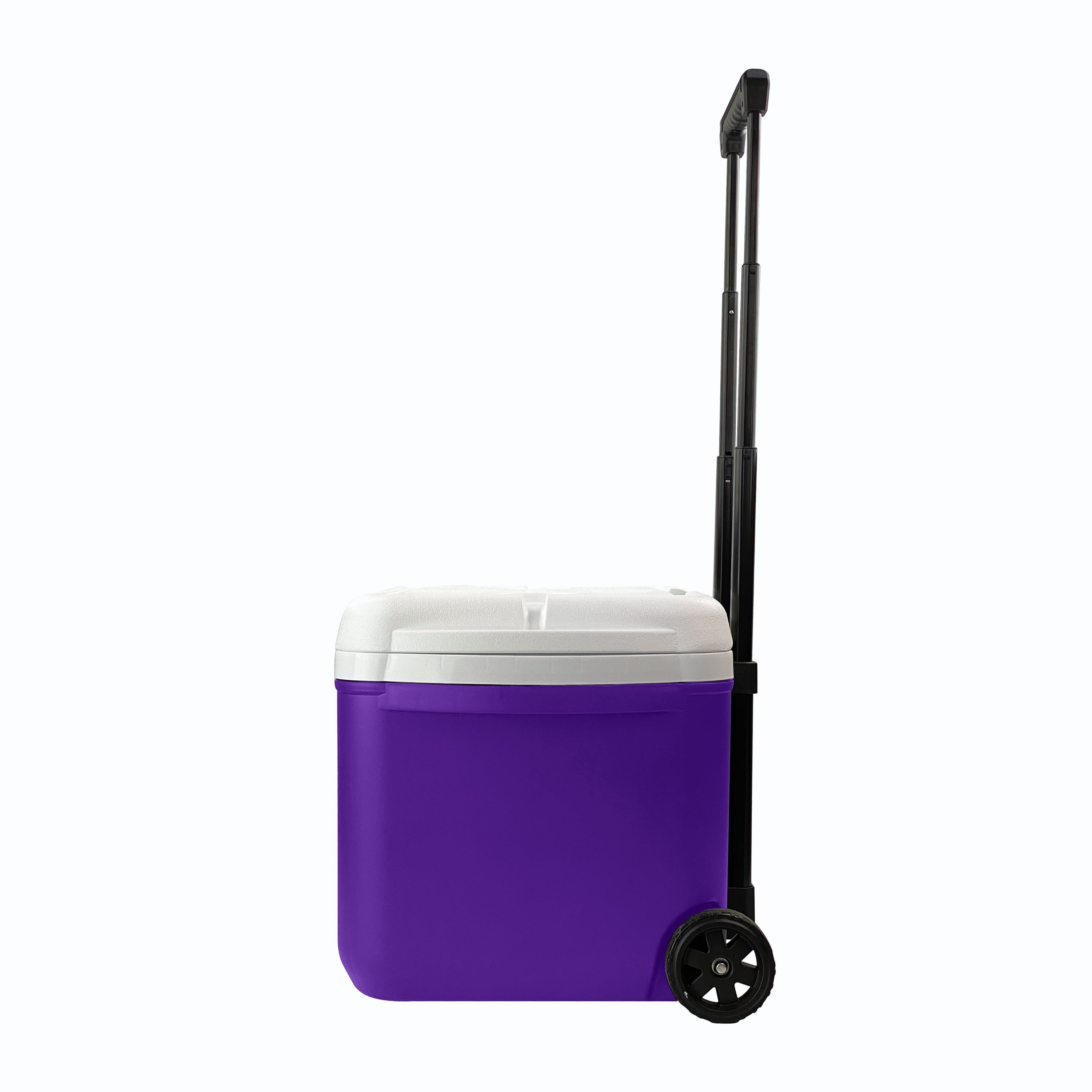 Ozark Trail 30 Quart Capacity Hard Side Wheeled Cooler, 42-Can, Purple