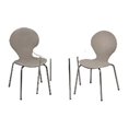 thumbnail image 1 of Giftmark 3012G Modern Childrens Table and  2 Chair Set with Chrome Legs - Grey, 1 of 1