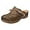 Brown, variant on Clogs for Women Wide Width Wedge Sandals Hollow Out Closed Toe Slip On Slippers Arch Support Outdoor Beach Slippers