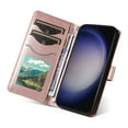 thumbnail image 5 of Crossbody Wallet Case for Samsung Galaxy S24 FE, Credit Card Slots Elegant PU Leather Magnetic Closure Shoulder Strap Purse Phone Case Flip Kickstand Full Protection Cover for Women Girls, Rosegold, 5 of 12