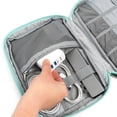 thumbnail image 5 of PAVILIA Travel Cord Organizer Case, Electronics Organizer Bag, Teal Blue, 5 of 7