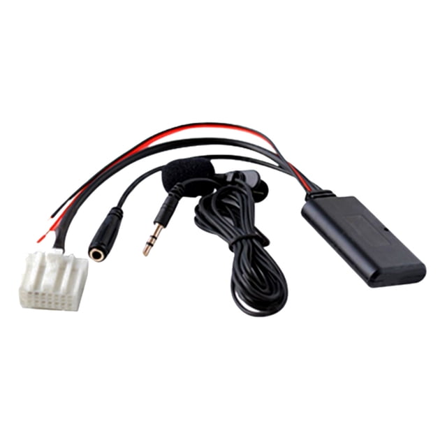braveheart Music Adapter Car Supplies Audio Cable Stable Performance Vehicle Accessories Connection High Efficiency Upgraded Fittings Without Microphone With Microphone