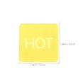 thumbnail image 2 of WORGEOUS 4pcs Self Stick Hot And Cold Water Label 10 Pairs Acrylic Square Sticker Signs Water Indicator Tag For Faucets Sinks For Home Hotel Bathroom Shower Room, 2 of 8