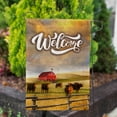 thumbnail image 3 of America Forever Welcome to Rural America Garden Flag, 12.5 x 18 inch Double Sided, Farm Scene Flag, Country Barn Cows Decor, Rustic Ranch Outdoor Yard Banner, 3 of 5