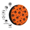 thumbnail image 5 of Rv Spare Tire Cover 17 inch - pumpkin bats halloween Tire Covers for Trailers, Adjustable Camper Spare Tire Cover, 5 of 7