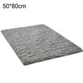 thumbnail image 2 of NUZYZ Warm Ultra Soft Living Room Area Rug Shaggy Nursery Floor Mat Carpet Home Decor Silver Grey 50*80cm, 2 of 7