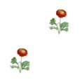 thumbnail image 2 of Yuarrent 2 piezas de flores artificiales con buena sensación de mano para decoraciones de hogar y fiestas, arreglo inodoro Type2 NO2, 2 of 6