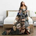 thumbnail image 6 of Jake Gyllenhaal Blanket Soft and Warm Lightweight Fluffy Throws Blankets Rug Carpet Gift for Beach Yoga Bedroom Living Room Decoration Sofa Camping Trip Dorm Decor All Season, 6 of 6