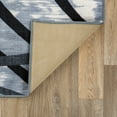 thumbnail image 4 of World Rug Gallery Contemporary Distressed Abstract Lines Non Slip Area Rug - GRAY 7'10"x10', 4 of 8