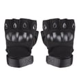 thumbnail image 1 of lionlar Gants de Sport Antidérapants Demi-Doigt pour Extérieur Randonnée TG Noir, 1 of 6