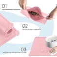 thumbnail image 3 of Silicone Pet Feeding Mat, Waterproof Mat For Dog And ls, Raised Edges, Anti-slip Tray Mats, 3 of 5