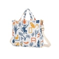 thumbnail image 7 of FORMRS Womens Corduroy Tote Bag Crossbody Shoulder Handbag with Pocket, Tropical Jungle Vibes, 7 of 7