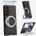 thumbnail image 3 of Funda YQODSZ para Samsung Galaxy Z Fold 7 con forma de anillo giratorio, 3 of 7