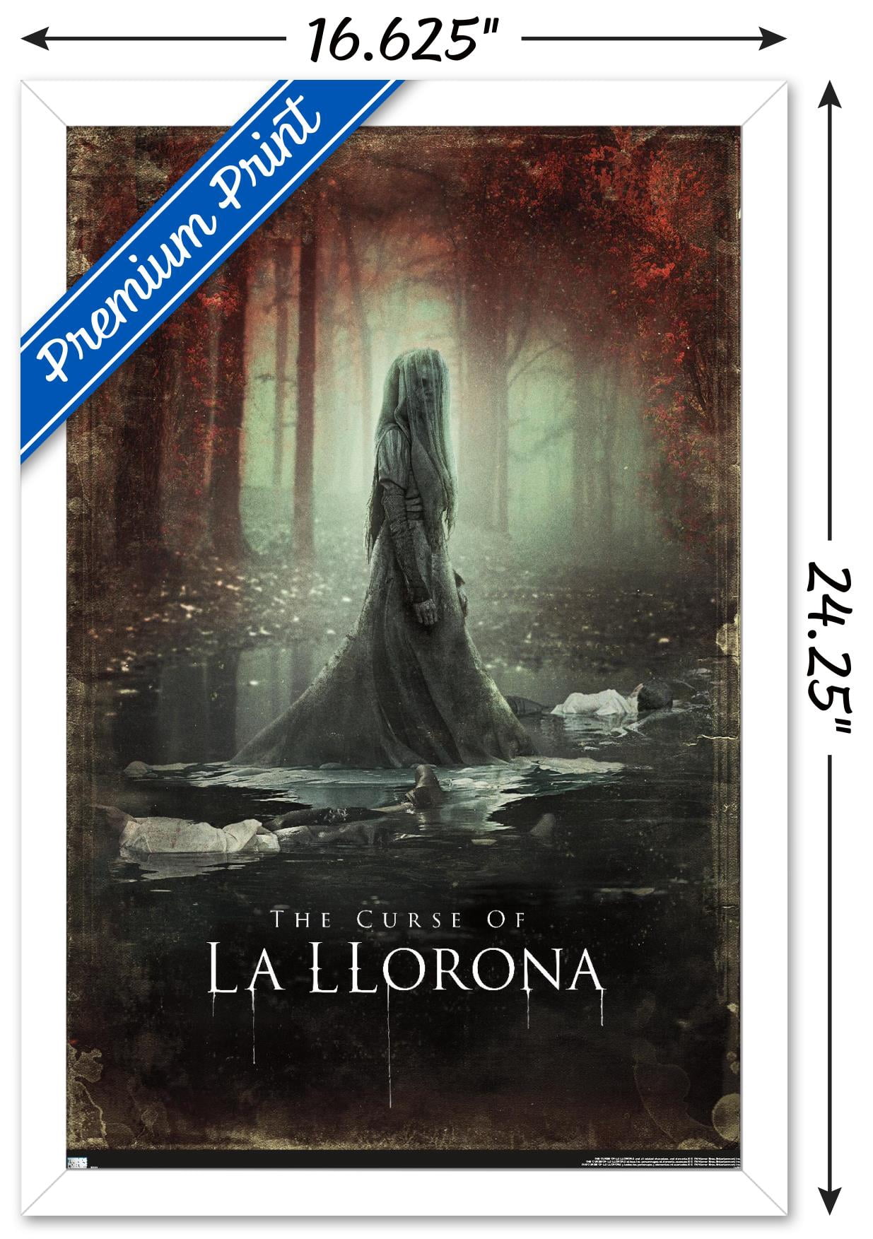 The Curse of La Llorona - Key Art Wall Poster, 14.725" x 22.375", Framed
