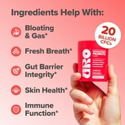 O Positiv URO Whole Body Probiotic Capsules for Gut, Skin, Oral Health Support & Bloating Relief, 30 Count
