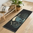 thumbnail image 4 of WOBOGO The Moon Fox Bedside Long Rug Delicate and Soft Modern Indoor Area Decor Non Slip Carpet for Bed Room Corridor Entrance Balcony, 4 of 8