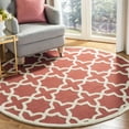 thumbnail image 2 of SAFAVIEH Cambridge Liz Geometric Wool Runner Rug, Rust/Ivory, 2'6" x 6', 2 of 10