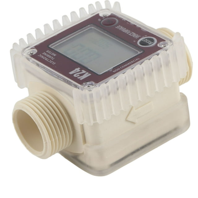 Medidor de flujo de combustible diésel digital de turbina K24 de 1 pieza para productos químicos, agua líquida