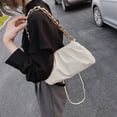 thumbnail image 4 of Sywqhk Bolsos De Hombro Con Cadena Para Mujer Bolso De Embrague De Fiesta En La Nube De Cuero Pu (Blanco) Sywqhk Para estrenar, 4 of 9