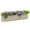 White, variant on AsterOutdoor Galvanized Raised Garden Bed Kit, Outdoor Metal Planter Box with Safety Edging, Elevated DIY Garden Bed, Steel, 41.25" x 24.5" x 11.75"