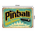 thumbnail image 2 of Aoyego Pinball Tin Sign Pinball Game Room Vintage Metal Tin Signs Para Cafeterías, Bares, Pubs, Tiendas, Decoración De Pared, Divertidos Carteles Retro Para Hombres Y Mujeres, 8 X 12 Pulgadas, 2 of 4