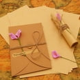 thumbnail image 4 of YAOMOBB High-quality Retro Stationery Romantic Vintage Style Letter Envelope Set Flowers Decoration Clear Line Smooth Writing for Invitations, 4 of 7