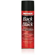Mothers 06110 Back To Black Trim & Plastic Restorer Aerosol, 10 Oz.